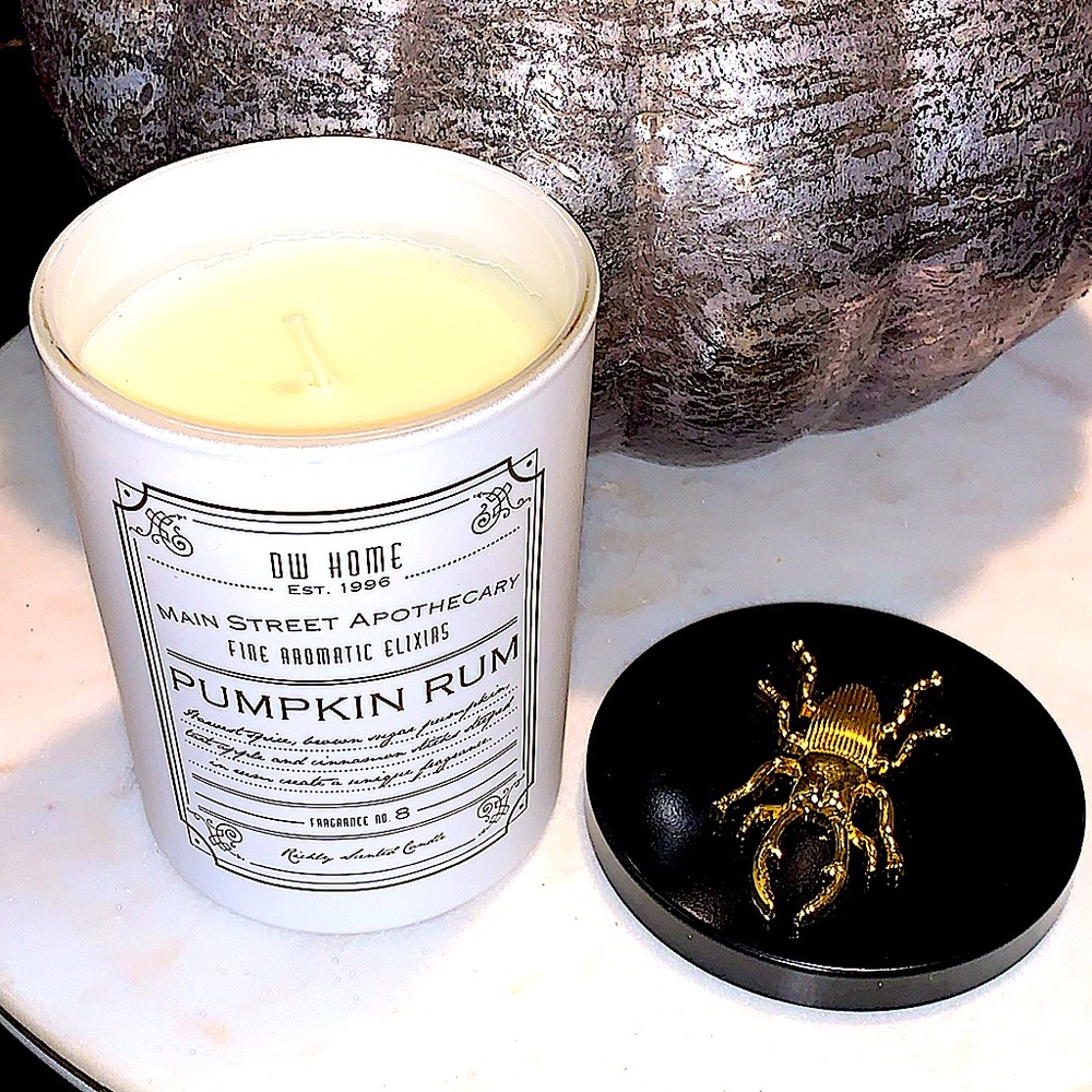 DW HOME CANDLE PUMPKIN RUM APOTHECARY 1 WICK 8.8 oz RICHLY SCENTED NEW - Picture 5 of 6